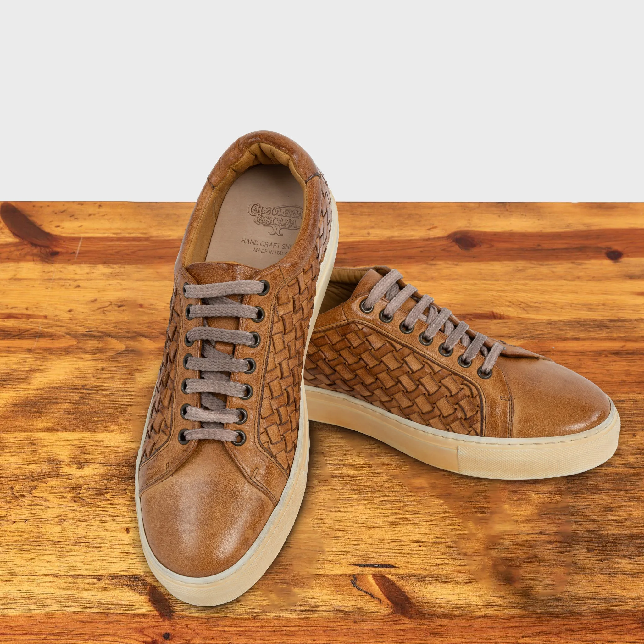 6201 Calzoleria Toscana Dip-Dyed Woven Low Top
