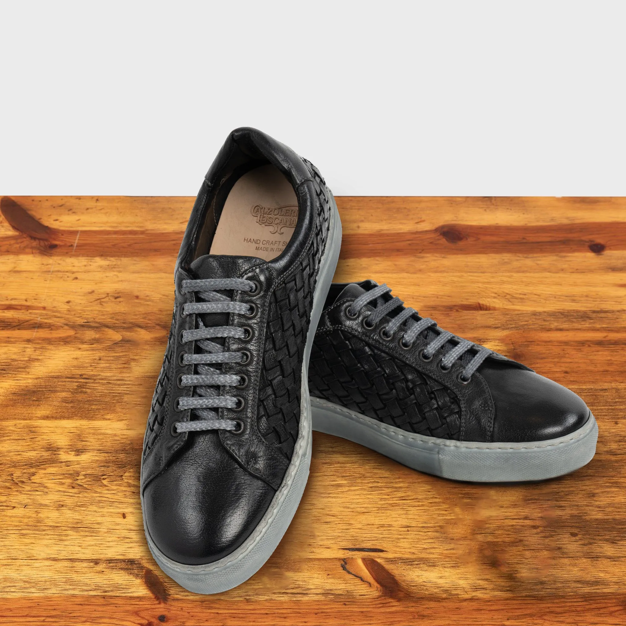 6201 Calzoleria Toscana Dip-Dyed Woven Low Top