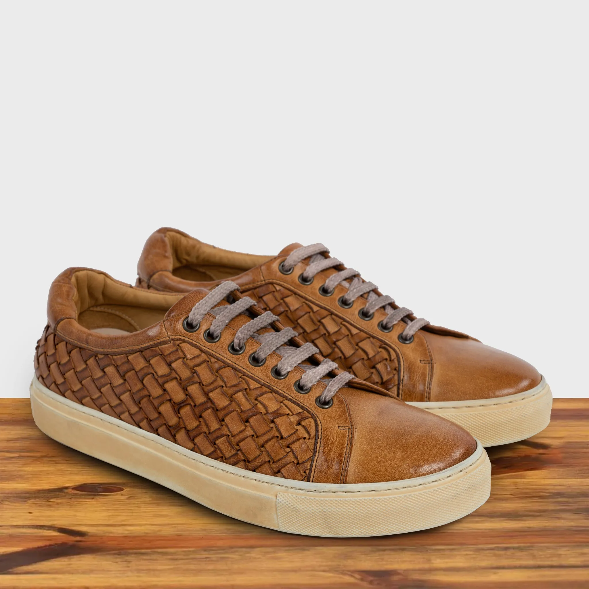 6201 Calzoleria Toscana Dip-Dyed Woven Low Top