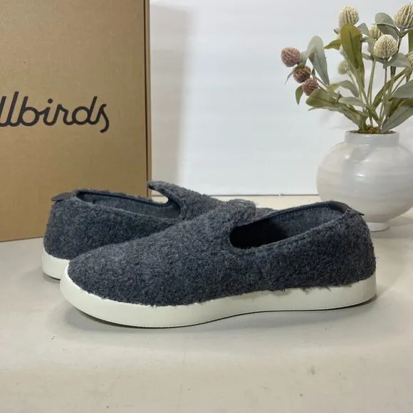 Allbirds Wool Lounger Fluff Natural Grey (Cream Sole) Loafers Men's US 9 NWB