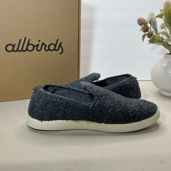 Allbirds Wool Lounger Fluff Natural Grey (Cream Sole) Loafers Men's US 9 NWB