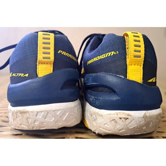 Altra Paradigm Men's 10 Blue Low Cut Lace Up Athletic Sneakers
