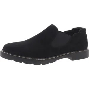 Anne Klein Womens Eliza Padded Insole Faux Suede Loafers
