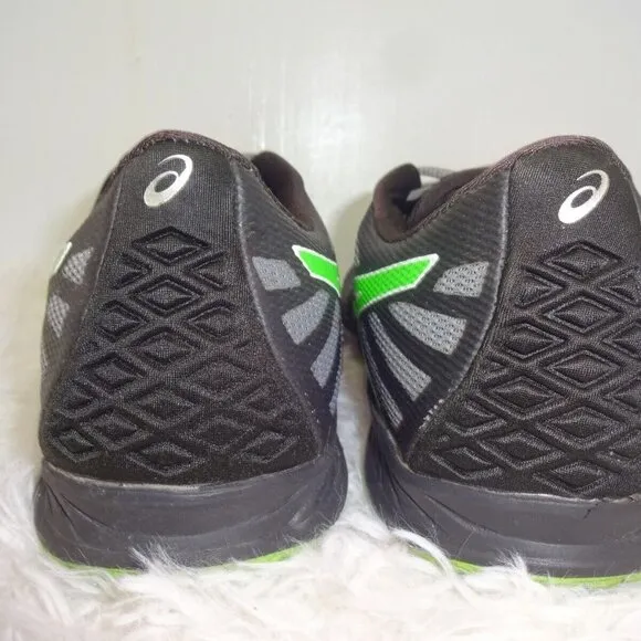 ASICS FuzeX TR Mens Size 11 US Gray Black Green Athletic Training Sneakers S613N