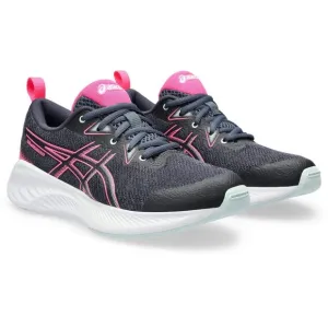 ASICS GEL CUMULUS 25 GS SNEAKERS Youth Girl Size 3 TARMAC / HOT PINK  NEW IN BOX