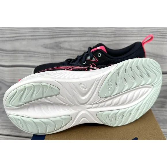 ASICS GEL CUMULUS 25 GS SNEAKERS Youth Girl Size 3 TARMAC / HOT PINK  NEW IN BOX