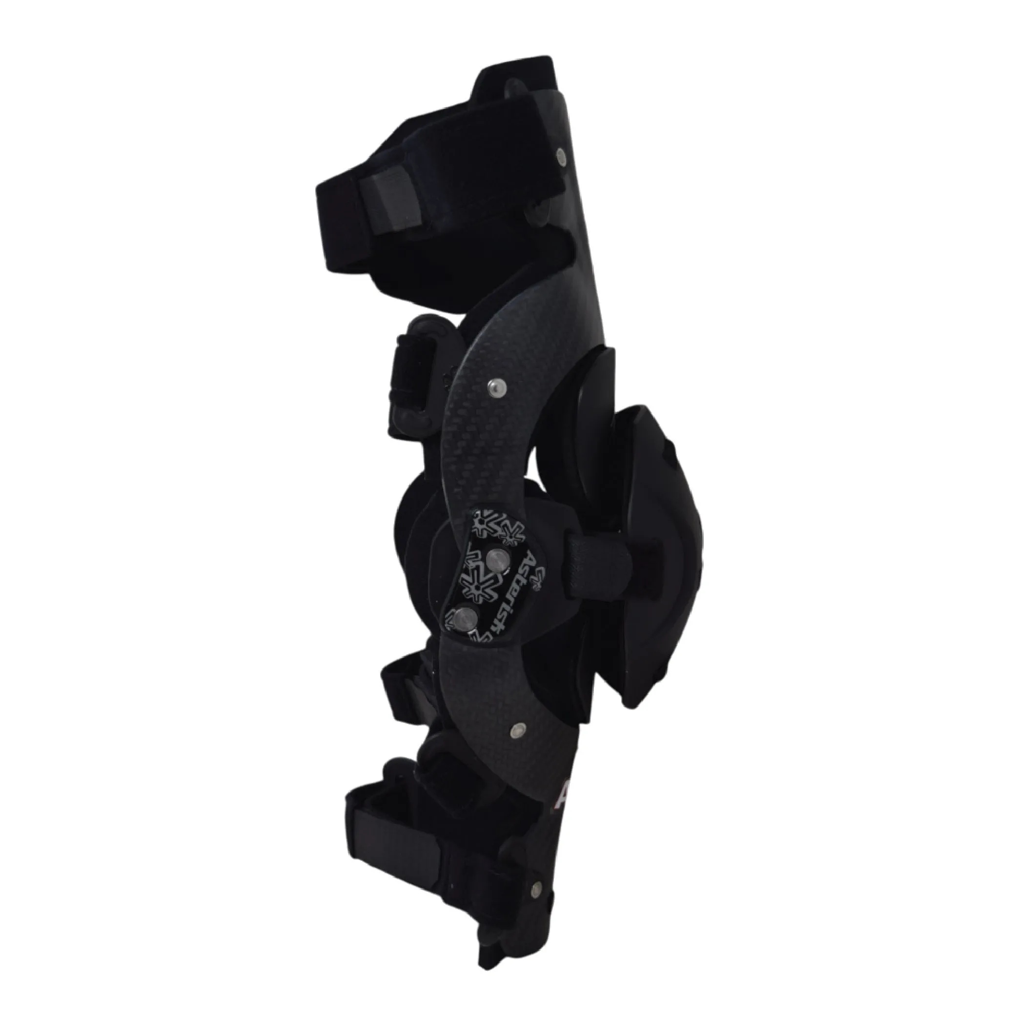 Asterisk Carbon Cell One - Advanced Knee Protector Brace (Left Only) for Motocross, Snowboarding, Wakeboarding, Off-Roading, Football & More - Size Medium