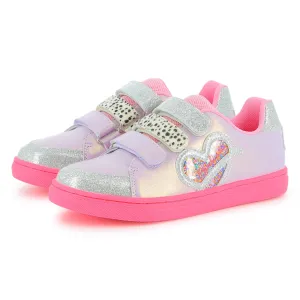 Billie Blush - Heart Velcro Sneakers