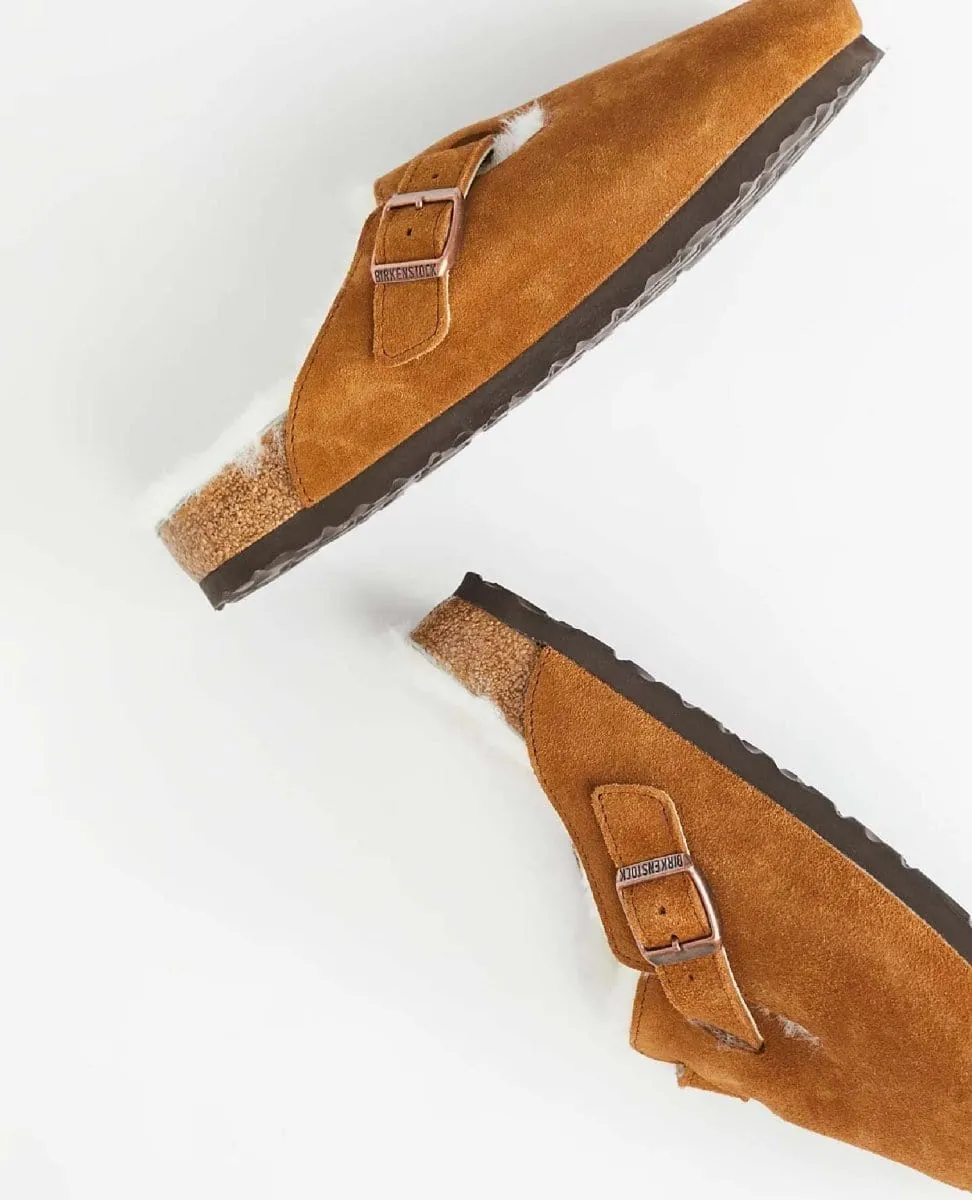 Birkenstock Boston Shearling Mink Clogs