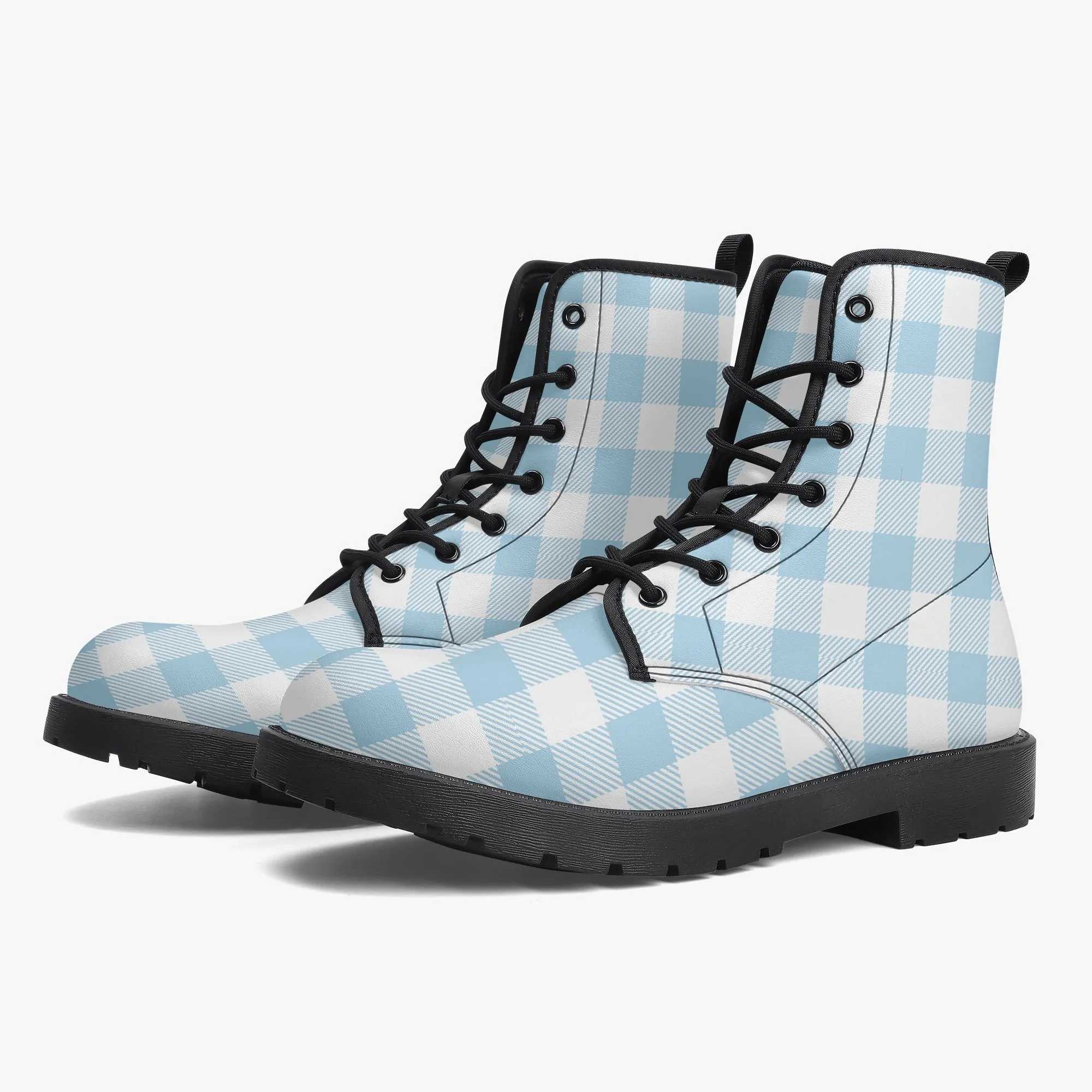 Blue Checkered
