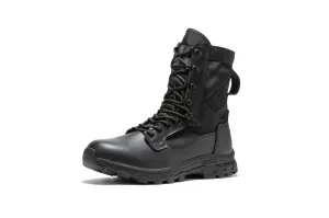 Botas Pro Black Men's 8 inch Side Zipper Military Tactical Boots BP401BK