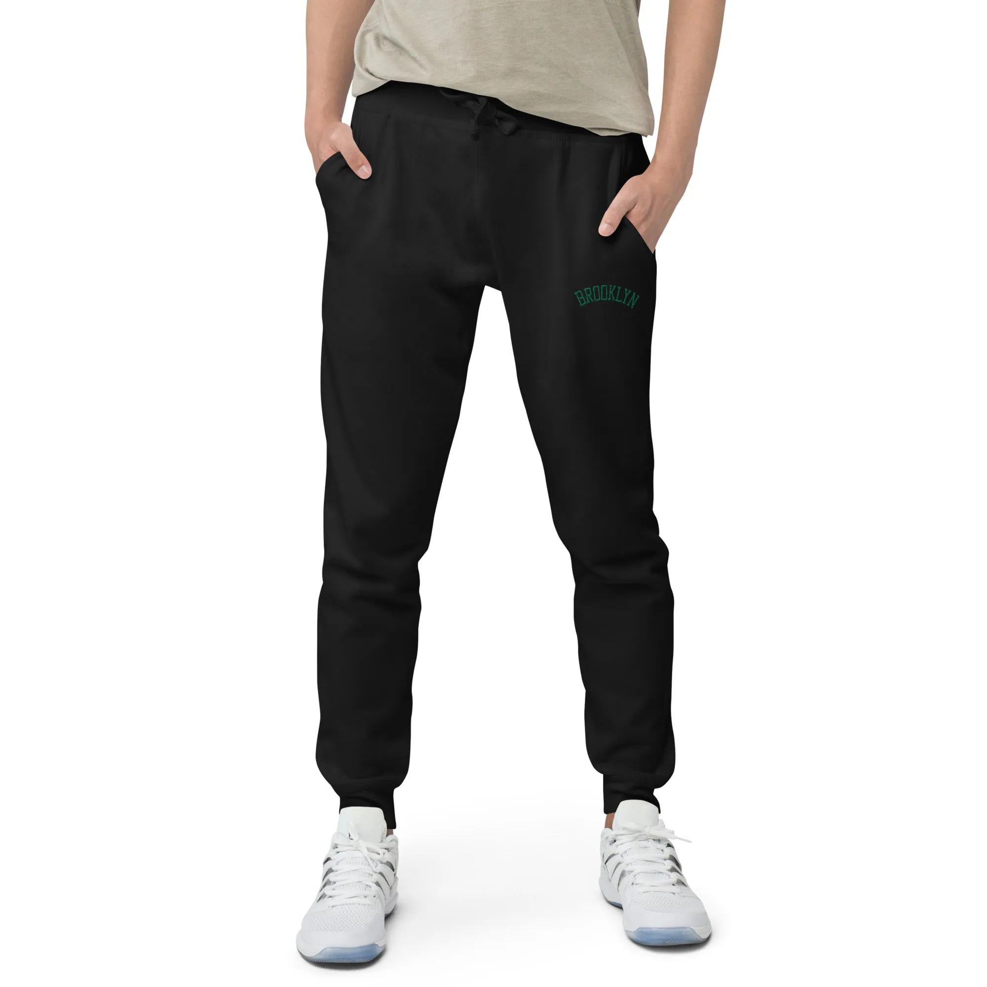 Brooklyn 1898 Unisex Embroidered Fleece Sweatpants