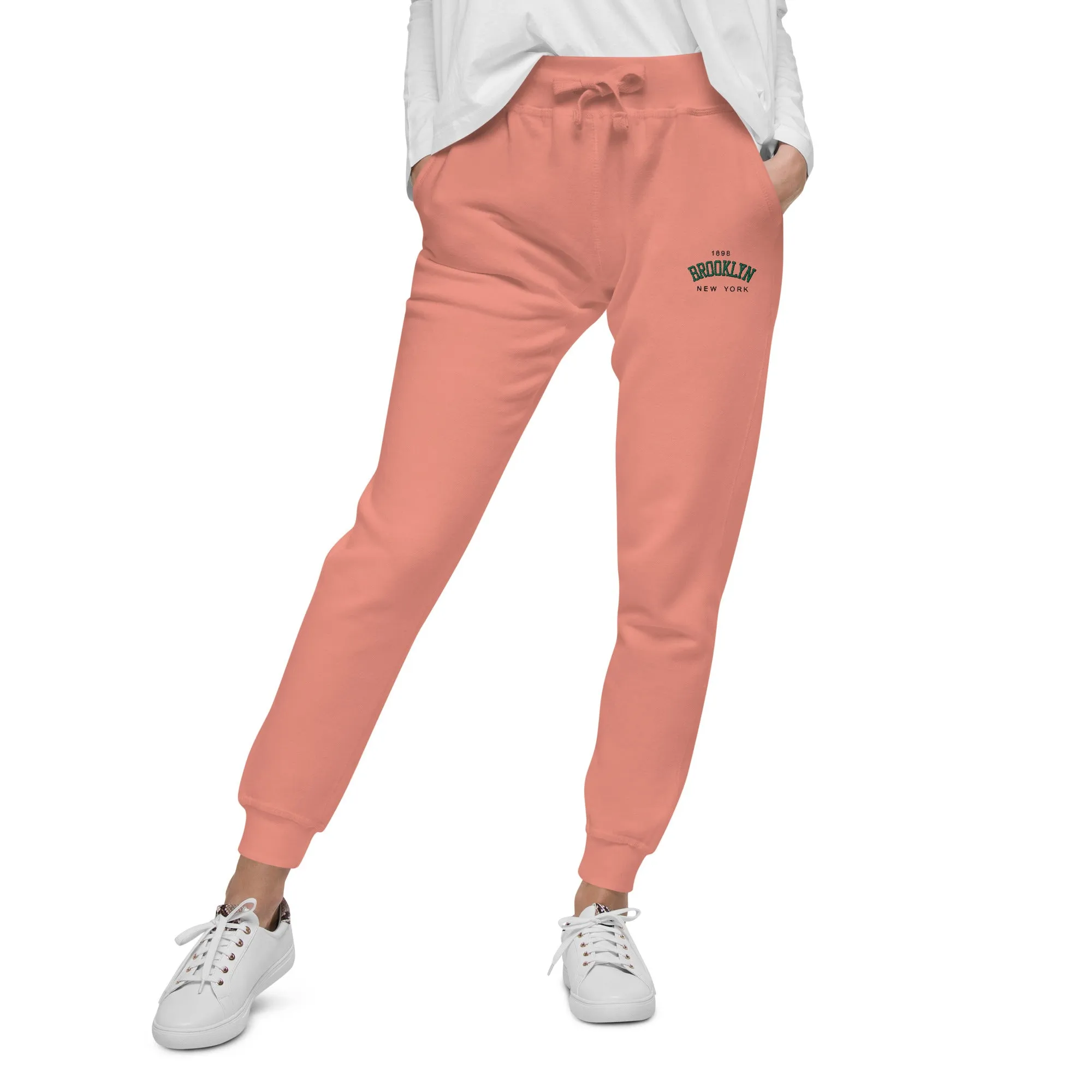 Brooklyn 1898 Unisex Embroidered Fleece Sweatpants