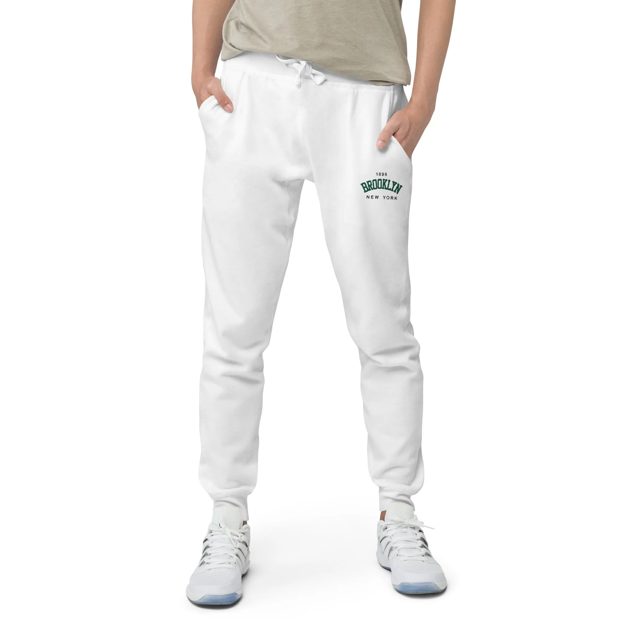 Brooklyn 1898 Unisex Embroidered Fleece Sweatpants