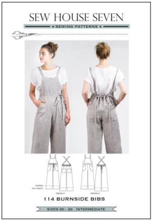 Burnside Bibs Sewing Pattern --- Sew House Seven