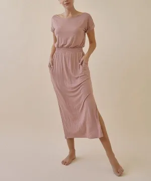 Casual Bamboo Blouse-Style One Piece