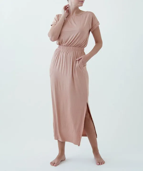 Casual Bamboo Blouse-Style One Piece