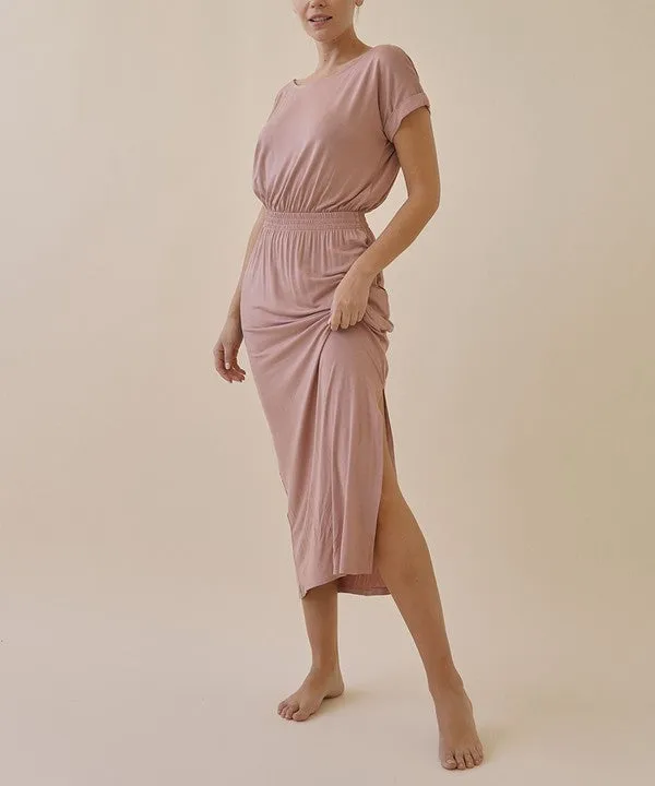 Casual Bamboo Blouse-Style One Piece