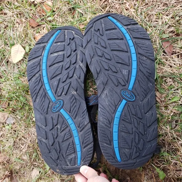 Chaco Men's Z/2 Classic Strappy Sandals Picado Blue Size 10 Outdoor Camping