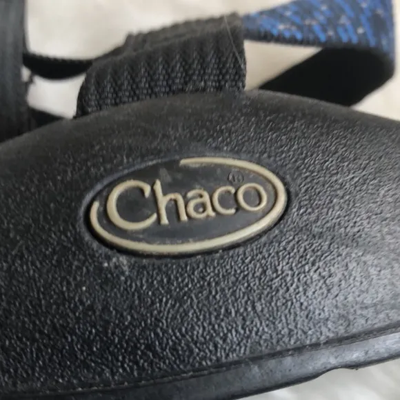 Chaco vibram blue strapped rugged sandals 11