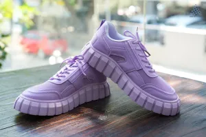 Chunky Lavender Sneakers