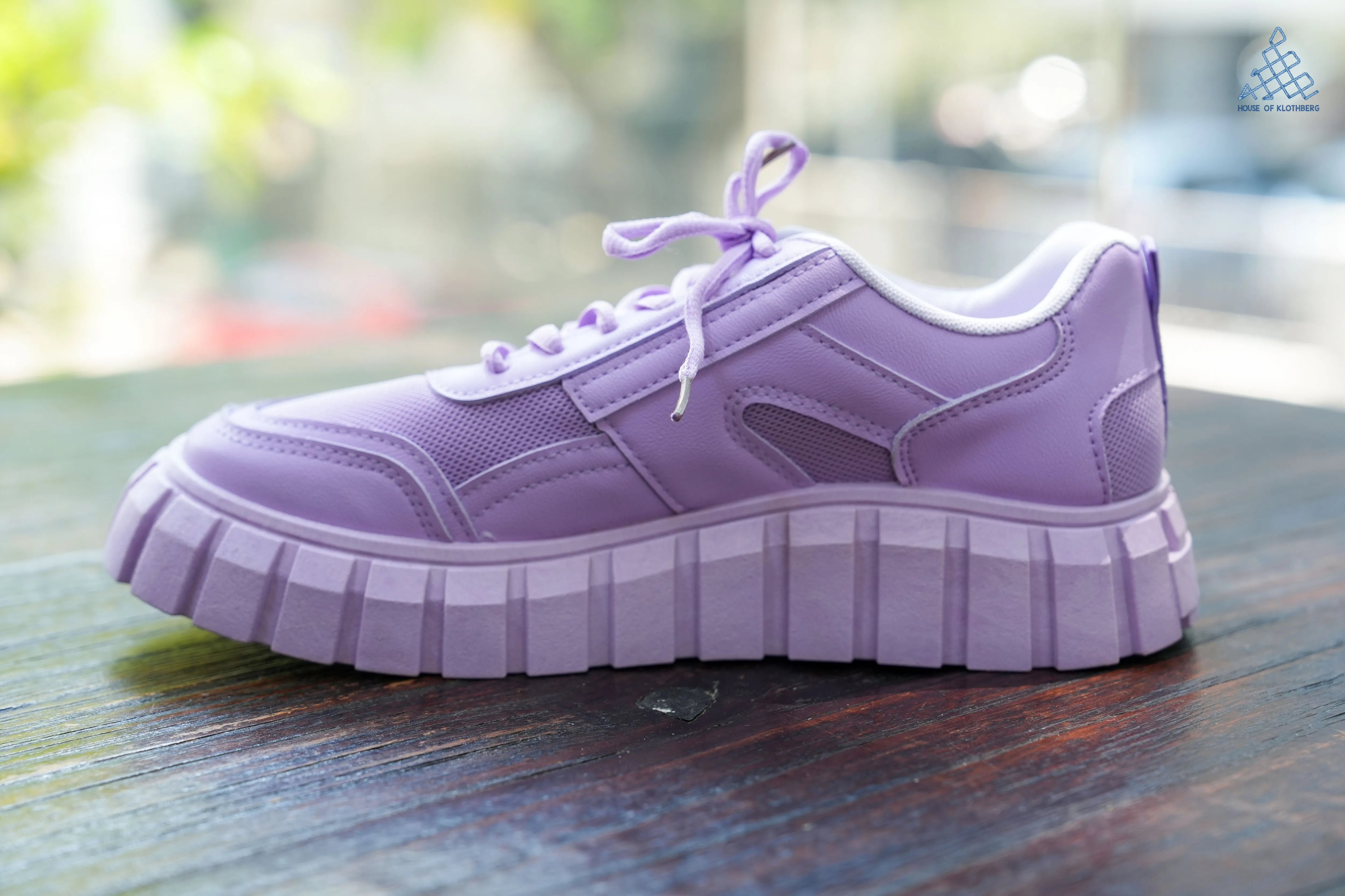 Chunky Lavender Sneakers