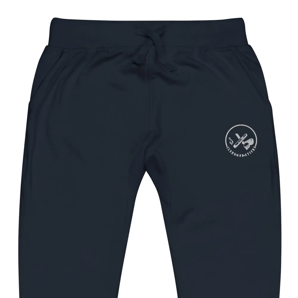 Clubs and Sticks fleece sweatpants