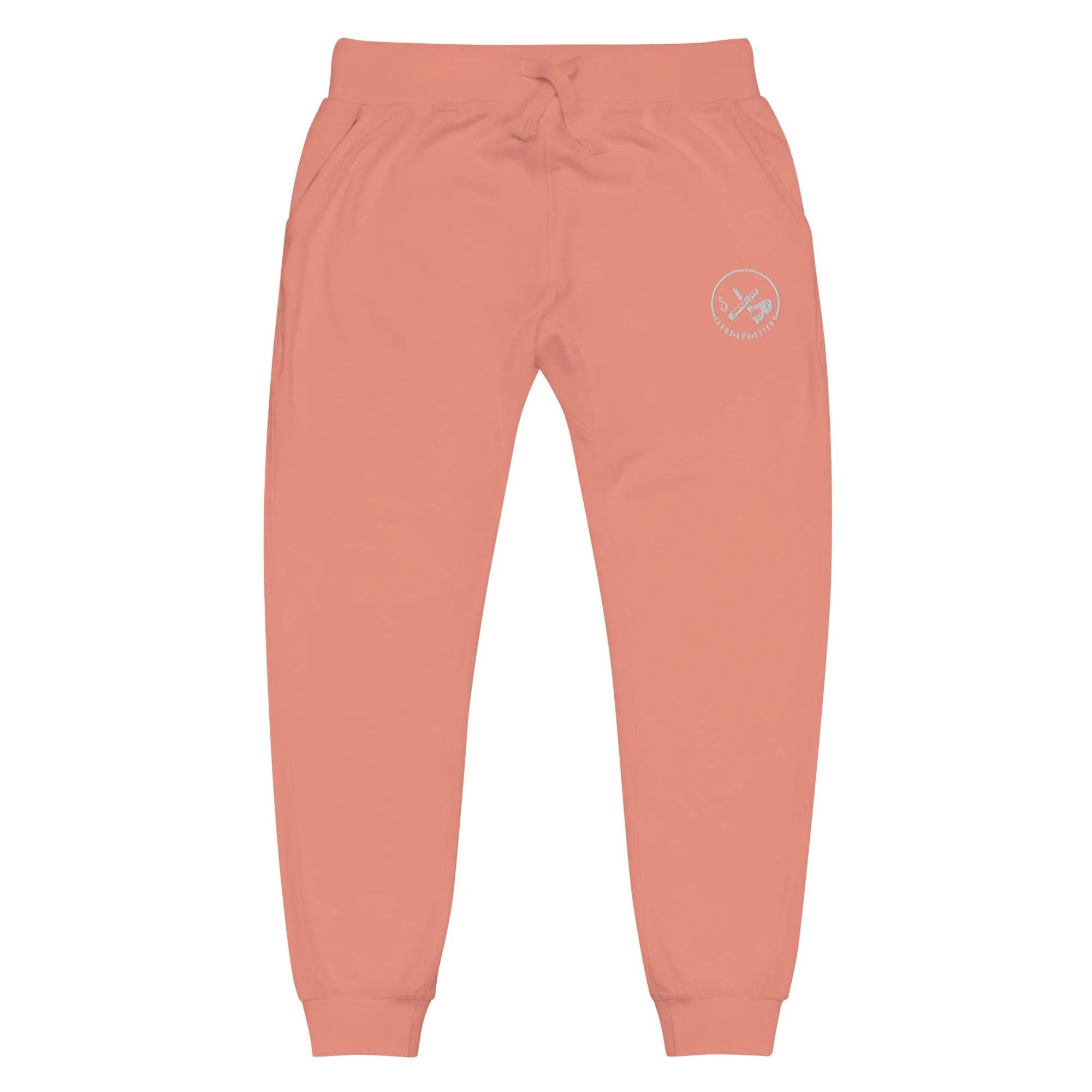 Clubs and Sticks fleece sweatpants