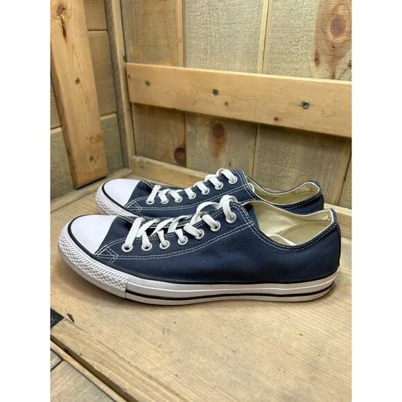 Converse M9697C Unisex Low Top Canvas Sneakers Navy - US M10 W12 Eu44