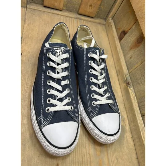 Converse M9697C Unisex Low Top Canvas Sneakers Navy - US M10 W12 Eu44