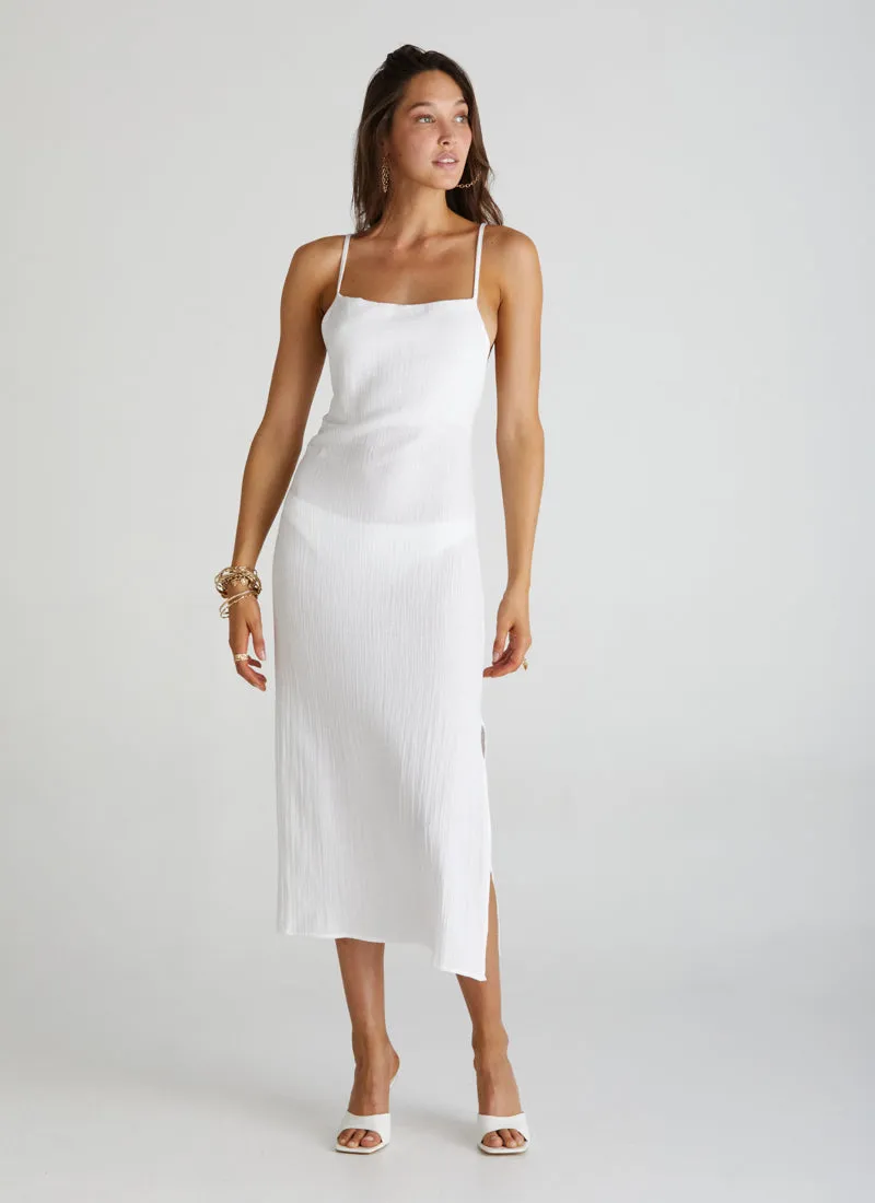 Cross Back Midi Dress