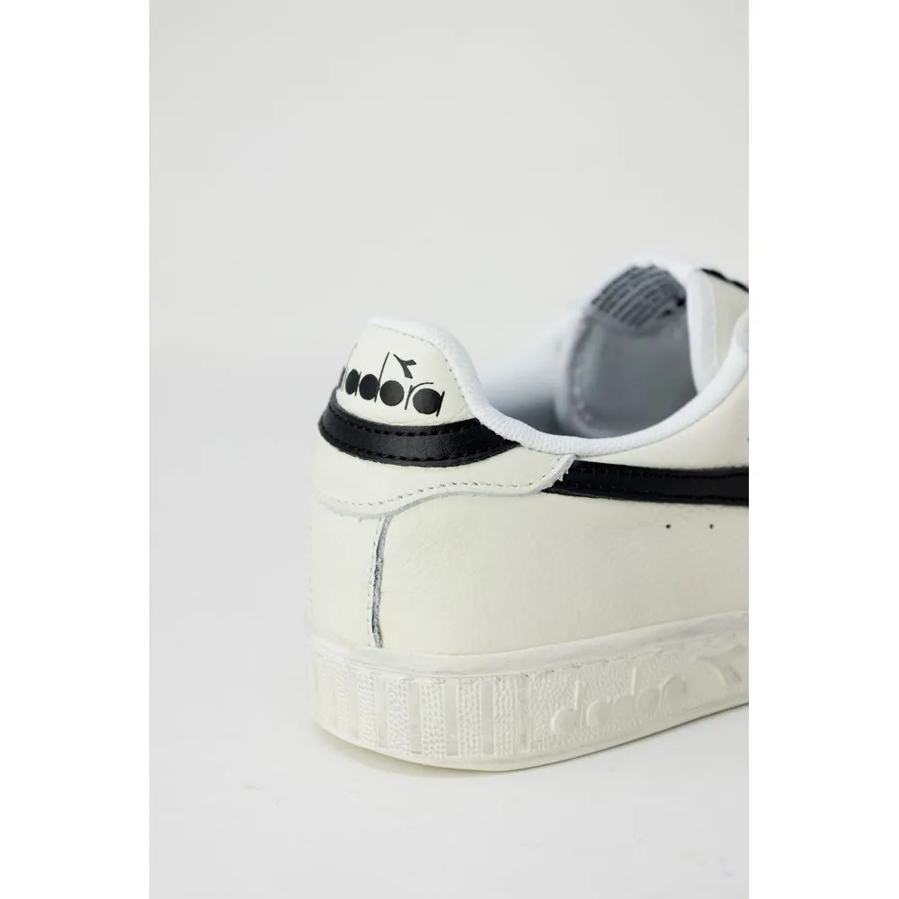 Diadora Black Artificial Leather Sneaker