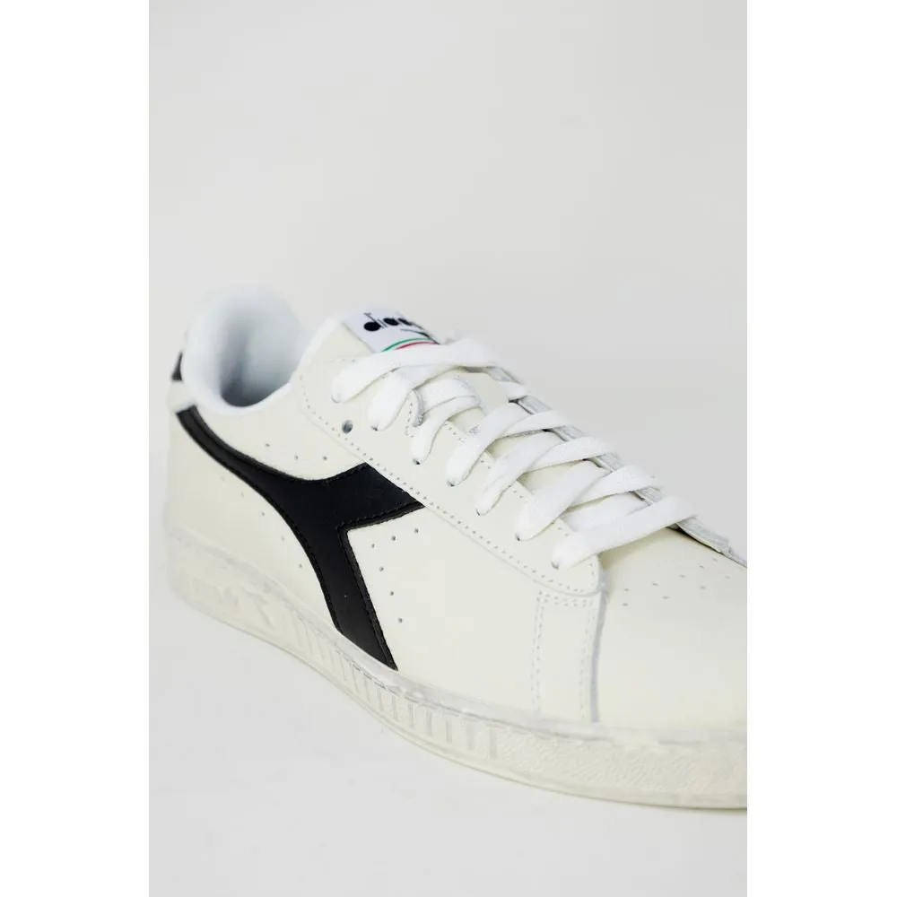 Diadora Black Artificial Leather Sneaker