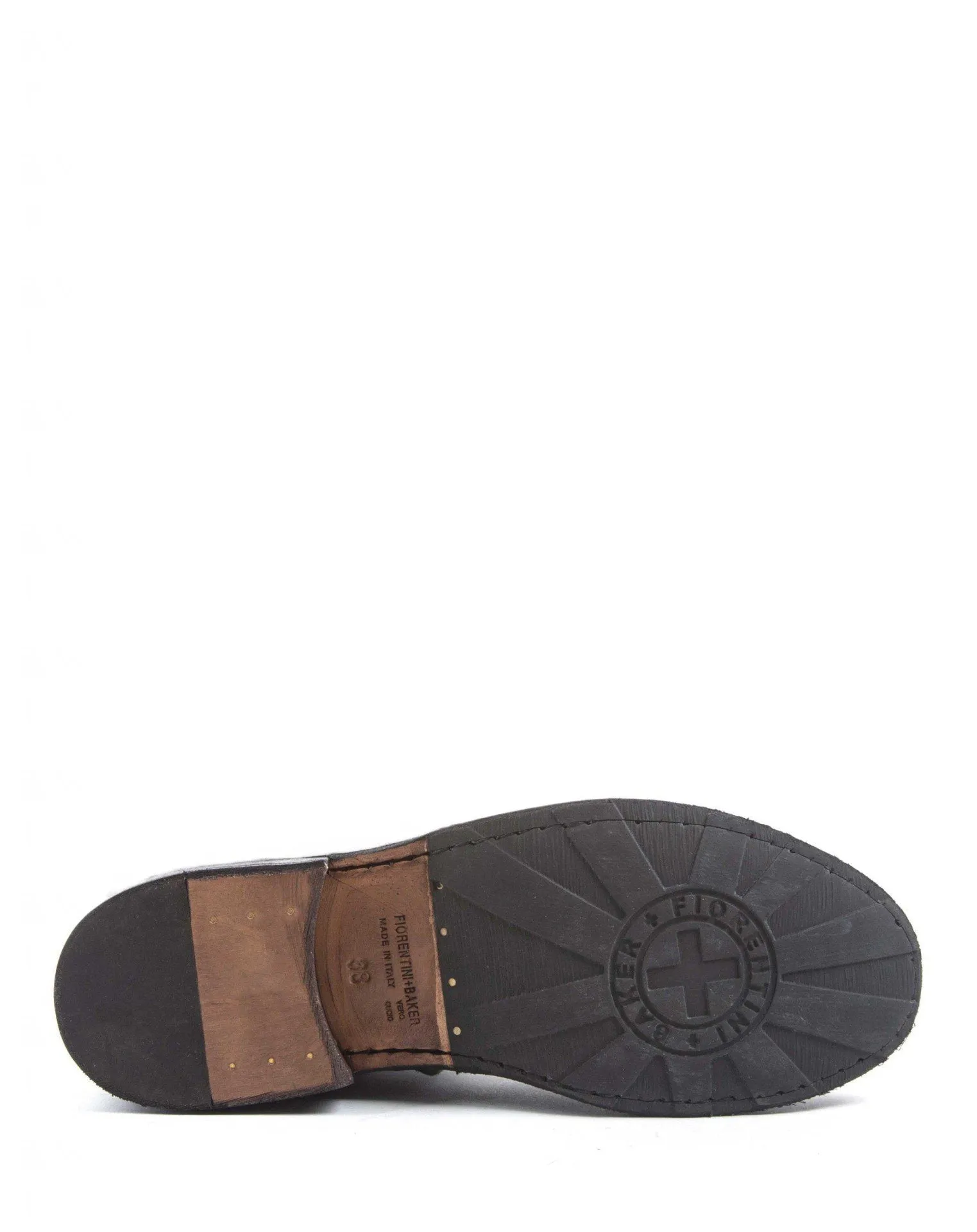 ELME Black Leather Lace-up Boots