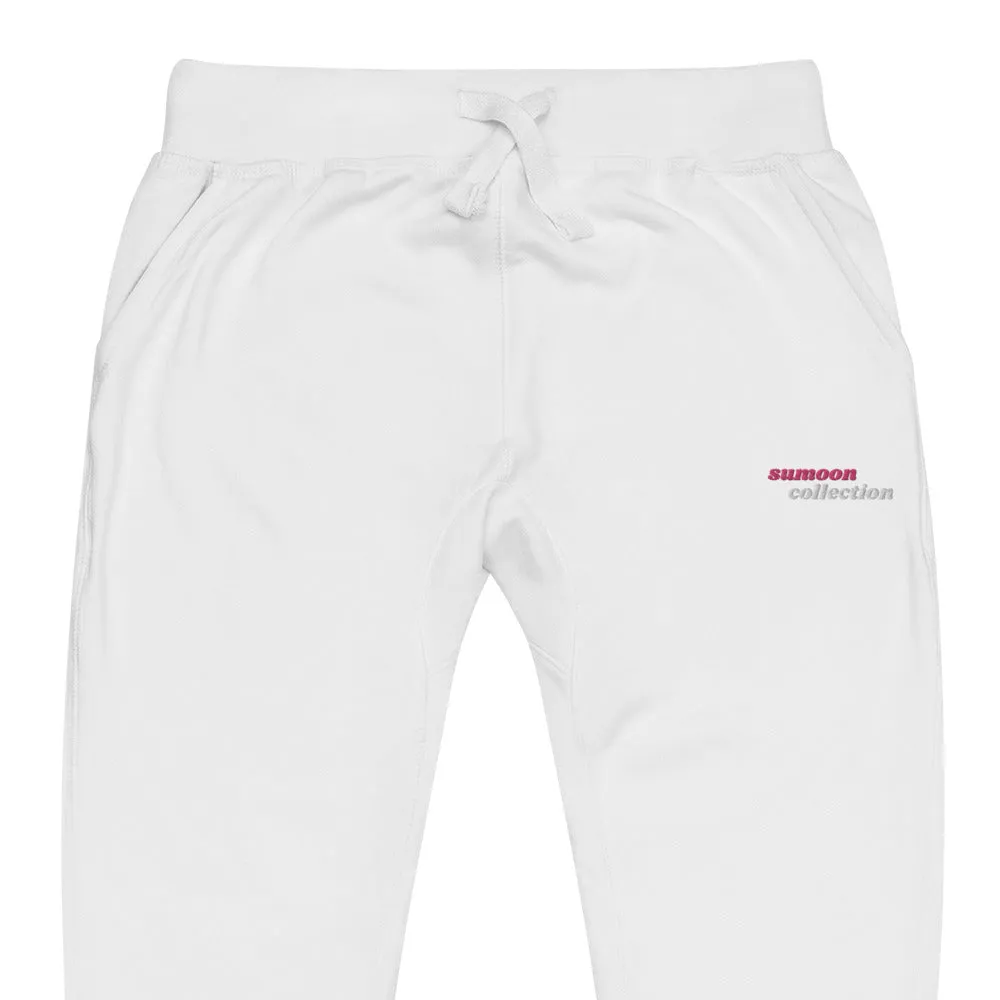 embroidered logo joggers