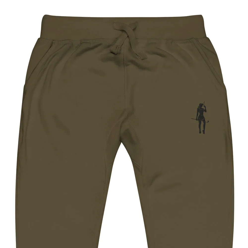 Female Cigar Golfer fleece sweatpants