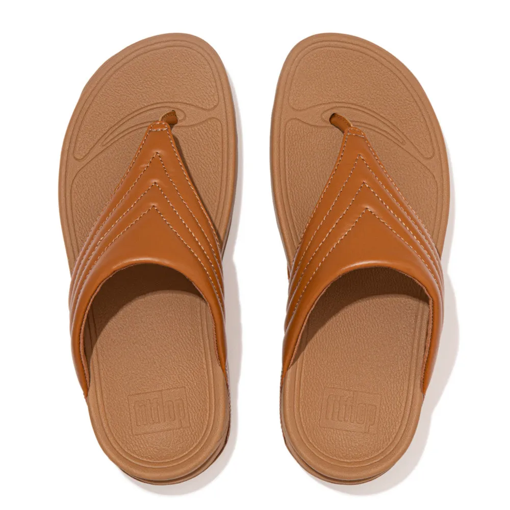 FitFlop WALKSTAR Leather Toe-Post Sandals