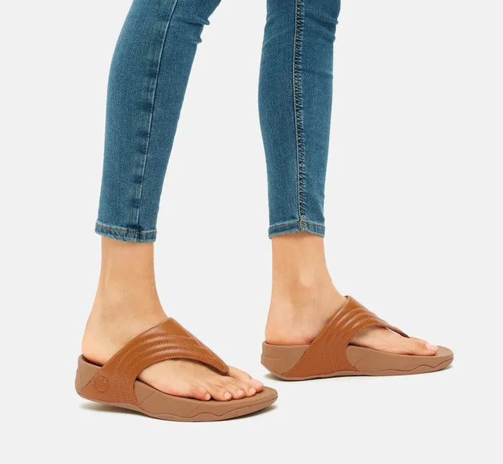 FitFlop WALKSTAR Leather Toe-Post Sandals