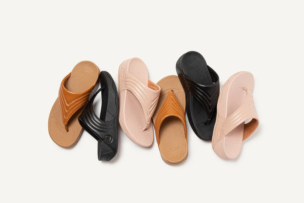 FitFlop WALKSTAR Leather Toe-Post Sandals