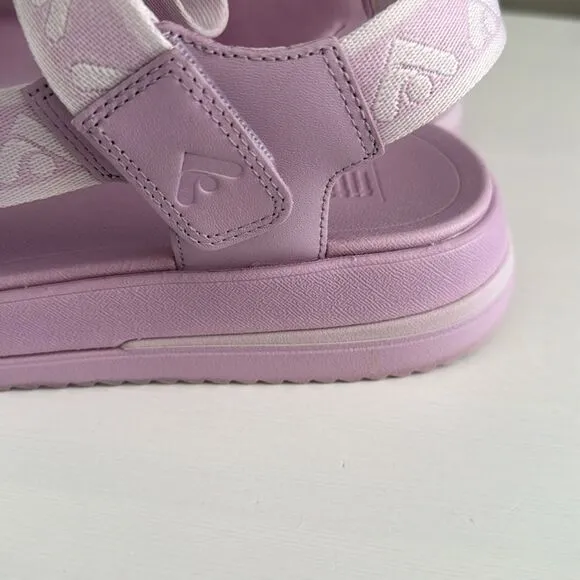 FITFLOP WEBBING BACK STRAP SANDALS. WILD LILAC