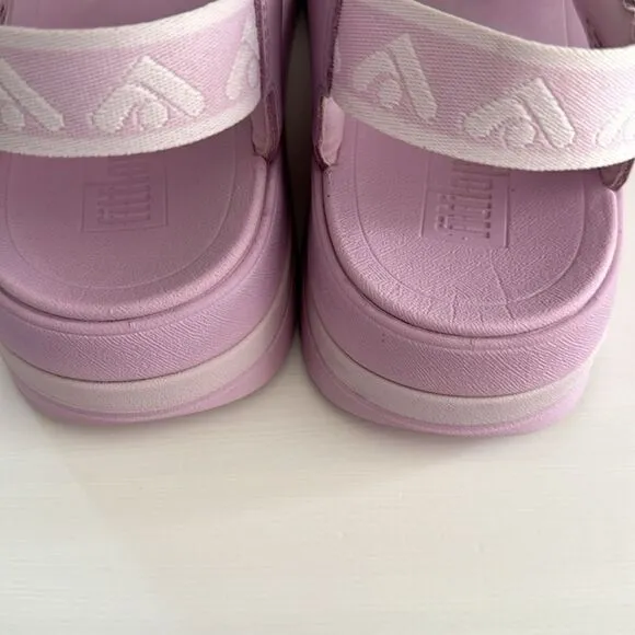 FITFLOP WEBBING BACK STRAP SANDALS. WILD LILAC