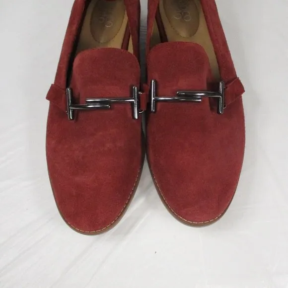 FRANCO SARTO Harlow Red Loafers/Flats NWOT Size 10