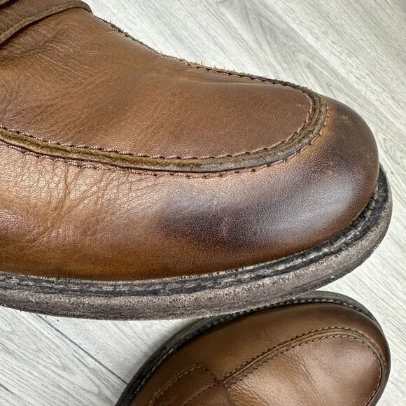 FRYE‎ COMPANY Men's 9D Tan Brown Leather Loafers*