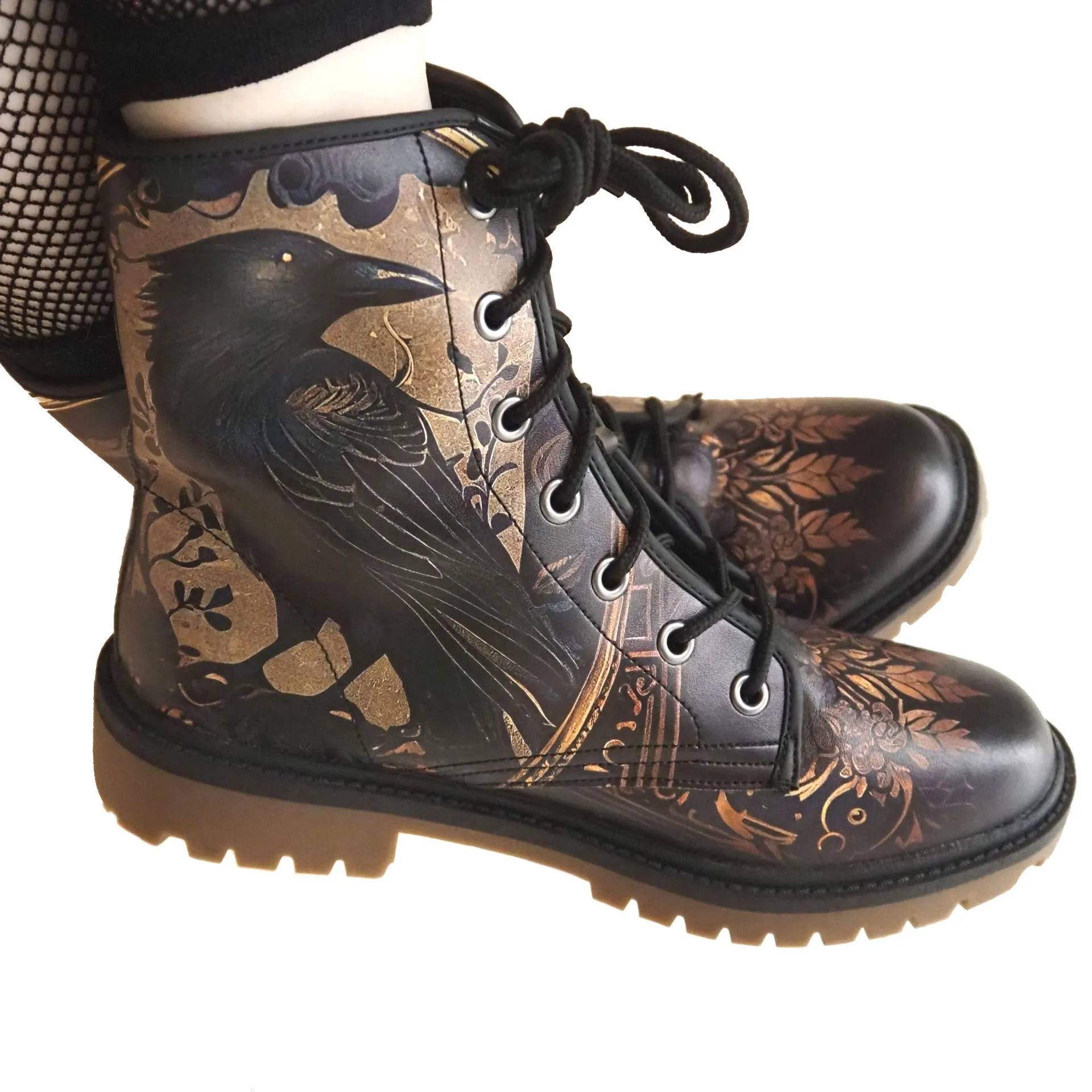 Golden Raven Guardian Boots