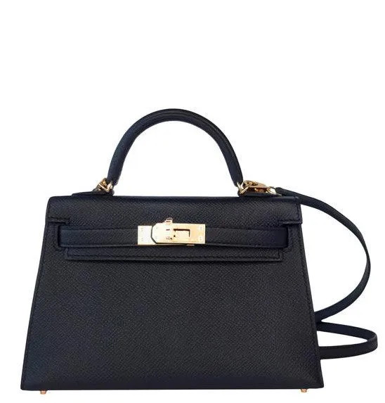 Hermes Limited VIP 20cm Kelly Epsom Sellier Gold Hardware