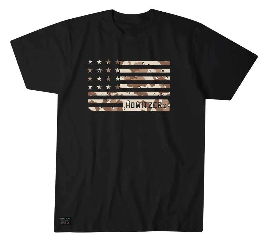 Howitzer Box Flag Black Graphic Tee