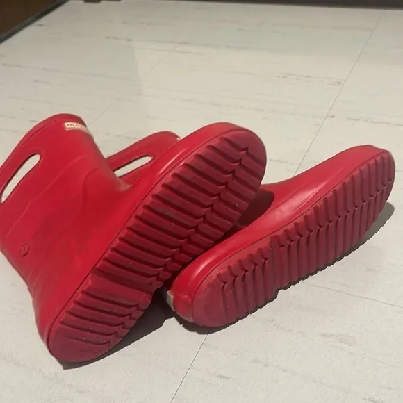 Hunter For Target Wellies Red Waterproof Rain Boots Size 3