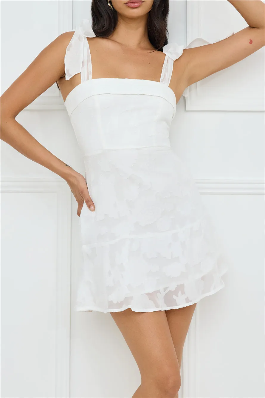 Island Reverie Mini Dress White