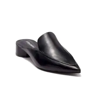 Jefferey Campbell Novit Black Leather Mule Loafers