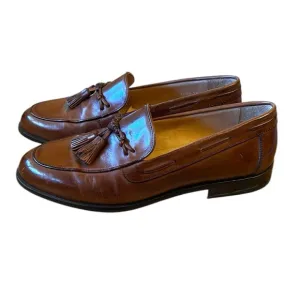 Johnston &amp; Murphy Tassel Brown Loafers Men’s Size 10W wide